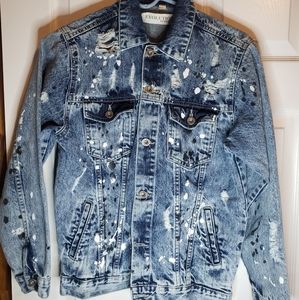 Boys Denim distressed jacket